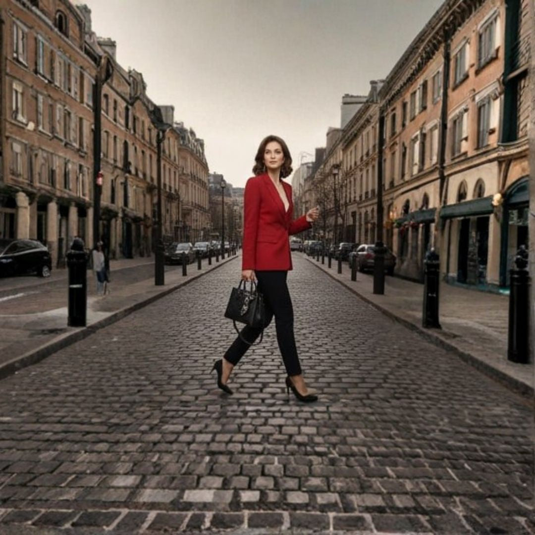 Elegant Embossed Floral Tote Handbag with Scarf Detail