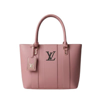 Elegant Pink Structured Tote Bag